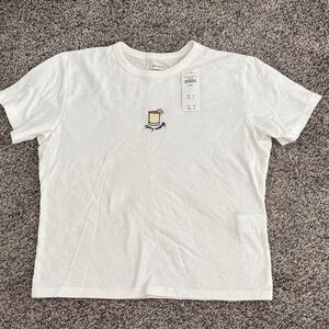 Abercrombie graphic baby tee